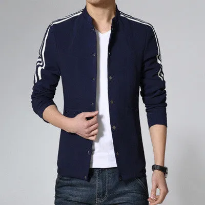 Men Designers Jackets Slim Fits Men Coats Men Outwears Plus Size White Navy SM6ue Men Coats SM6