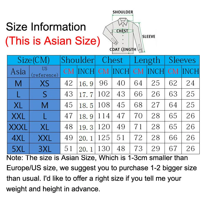 Men Designers Jackets Slim Fits Men Coats Men Outwears Plus Size White Navy SM6ue Men Coats SM6