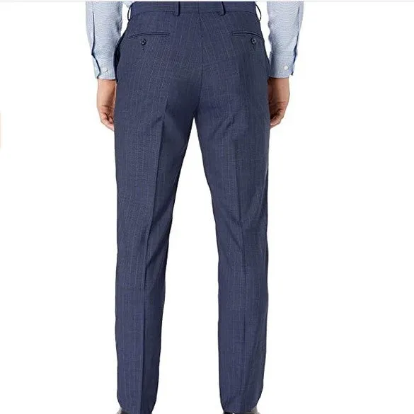 Men's DKNY | Slim Fit Soft Suit  | Medium Blue Pinstripe