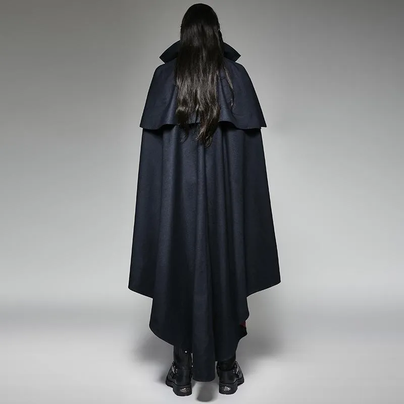 Men's Gothic Style Vampire Cape Overcoat