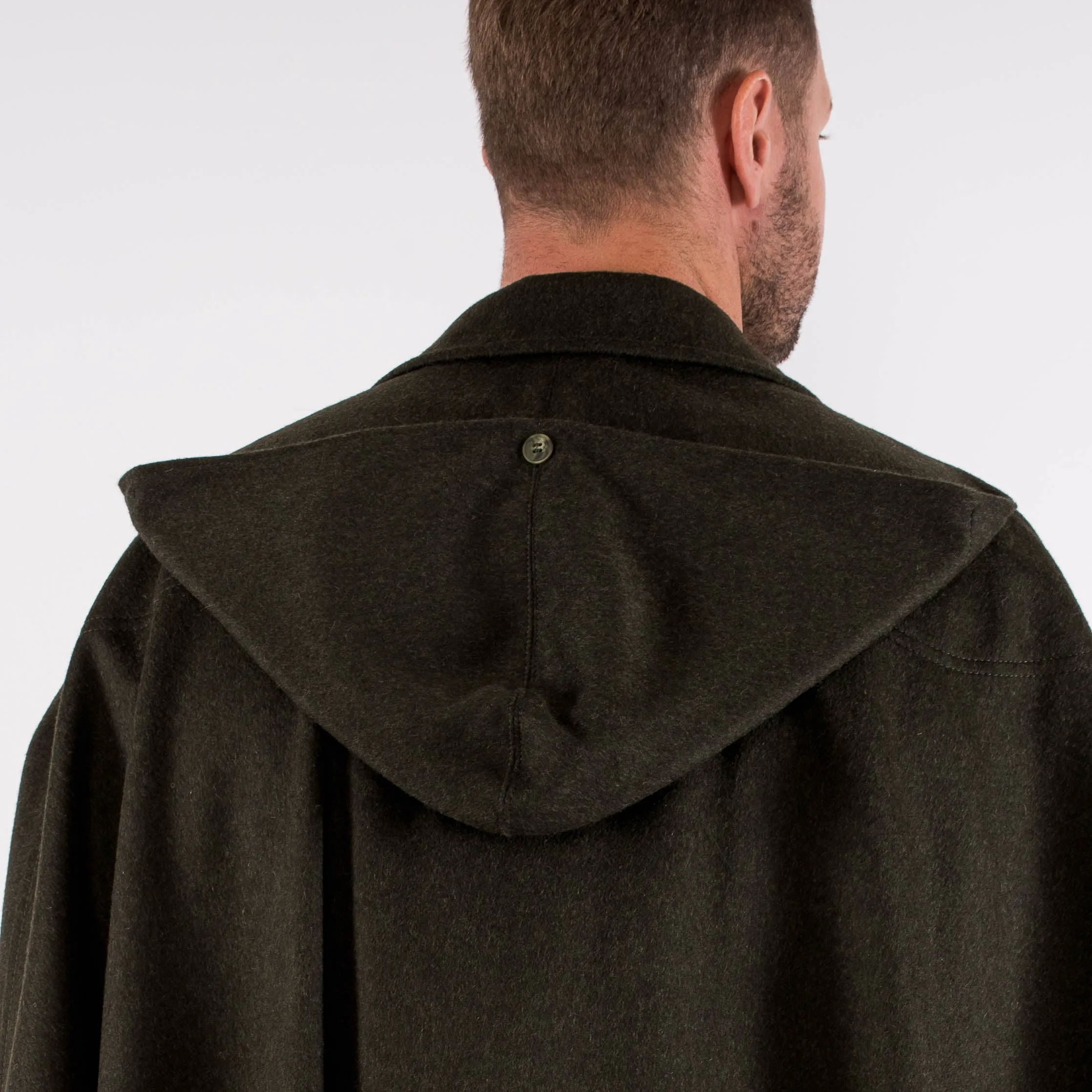 Men's Green Loden Cape