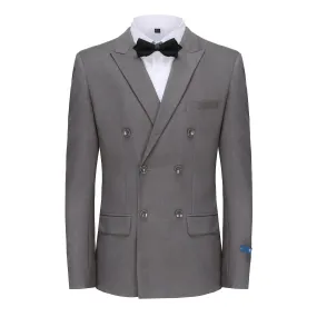 Men's Slim Fit 2-Piece Double Breasted Suit