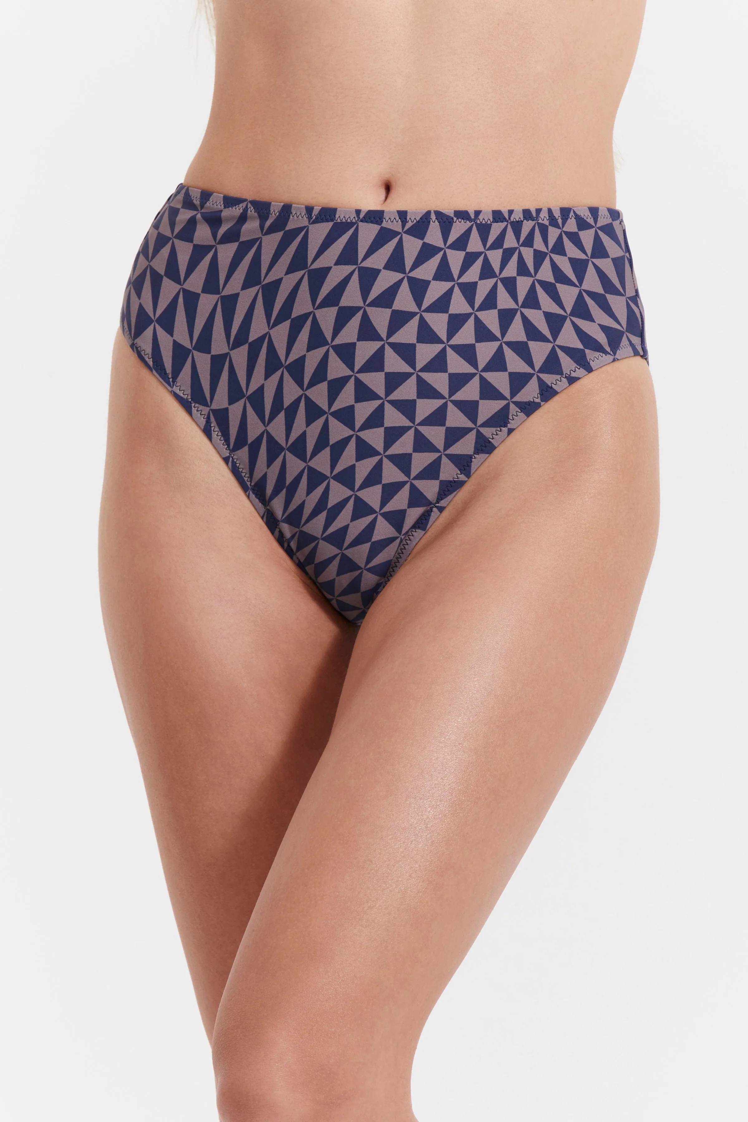 MIDNIGHT MAGIC HIGH WAIST BIKINI BOTTOM