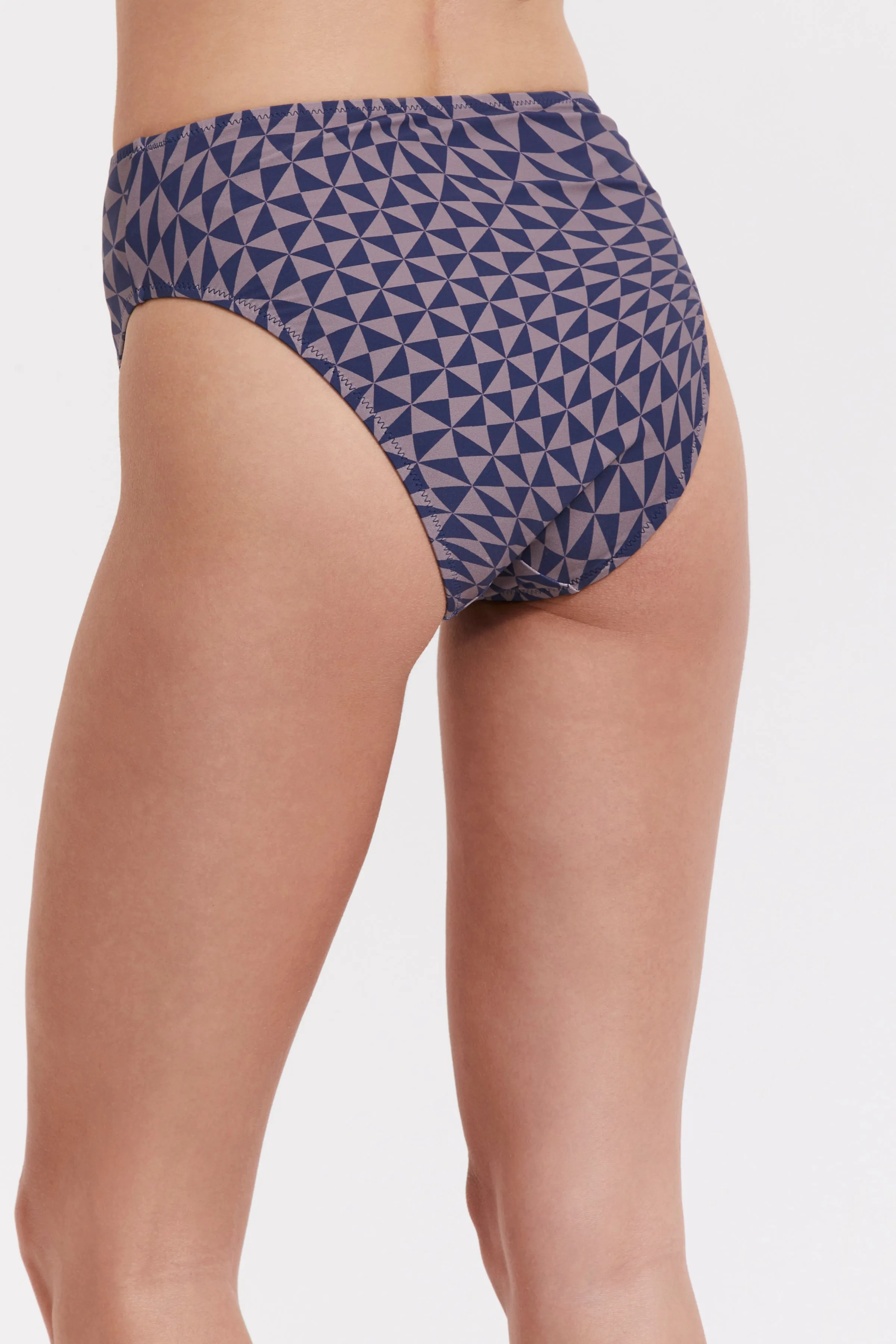 MIDNIGHT MAGIC HIGH WAIST BIKINI BOTTOM