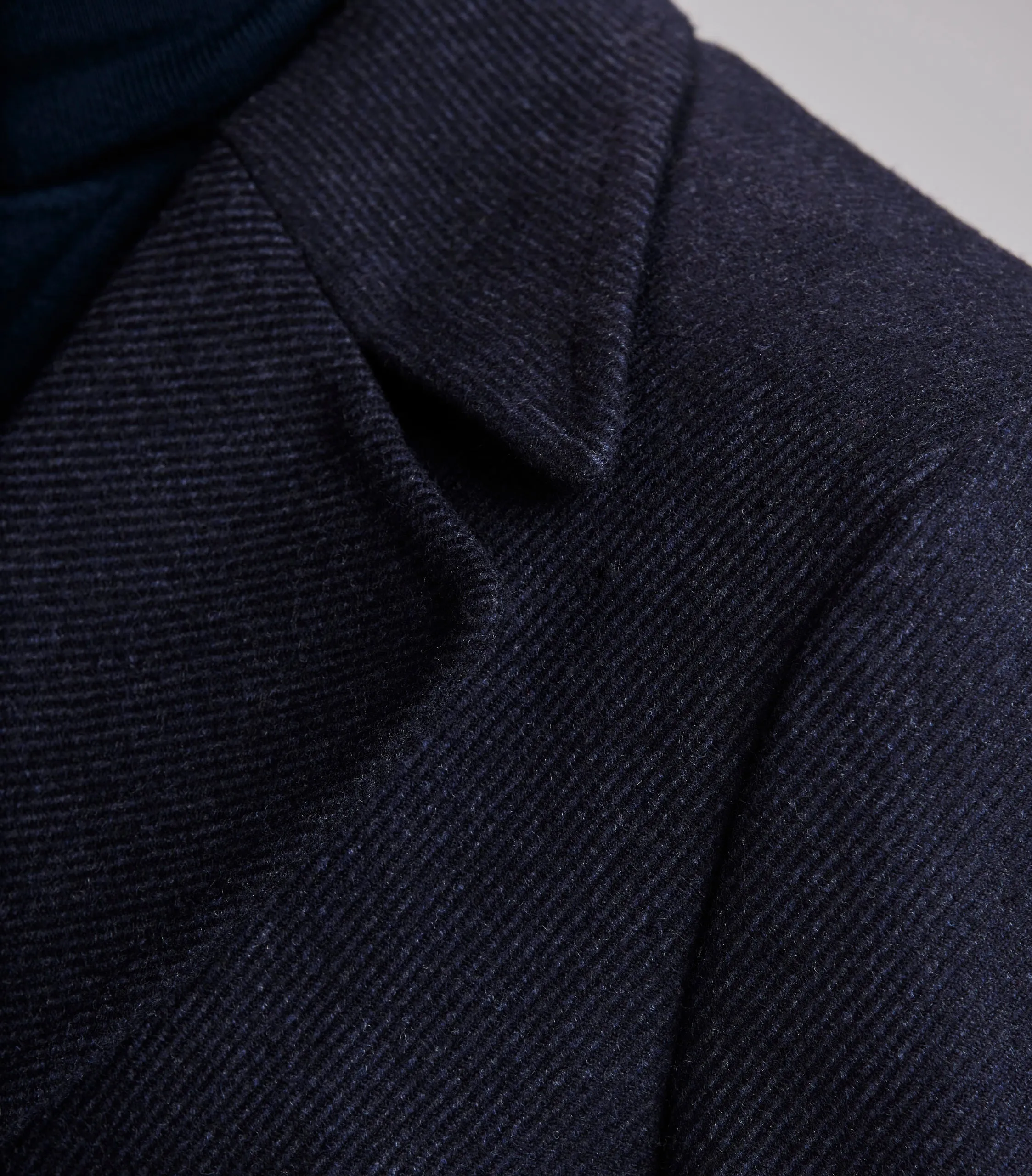 Navy Ulster Cashmere Overcoat