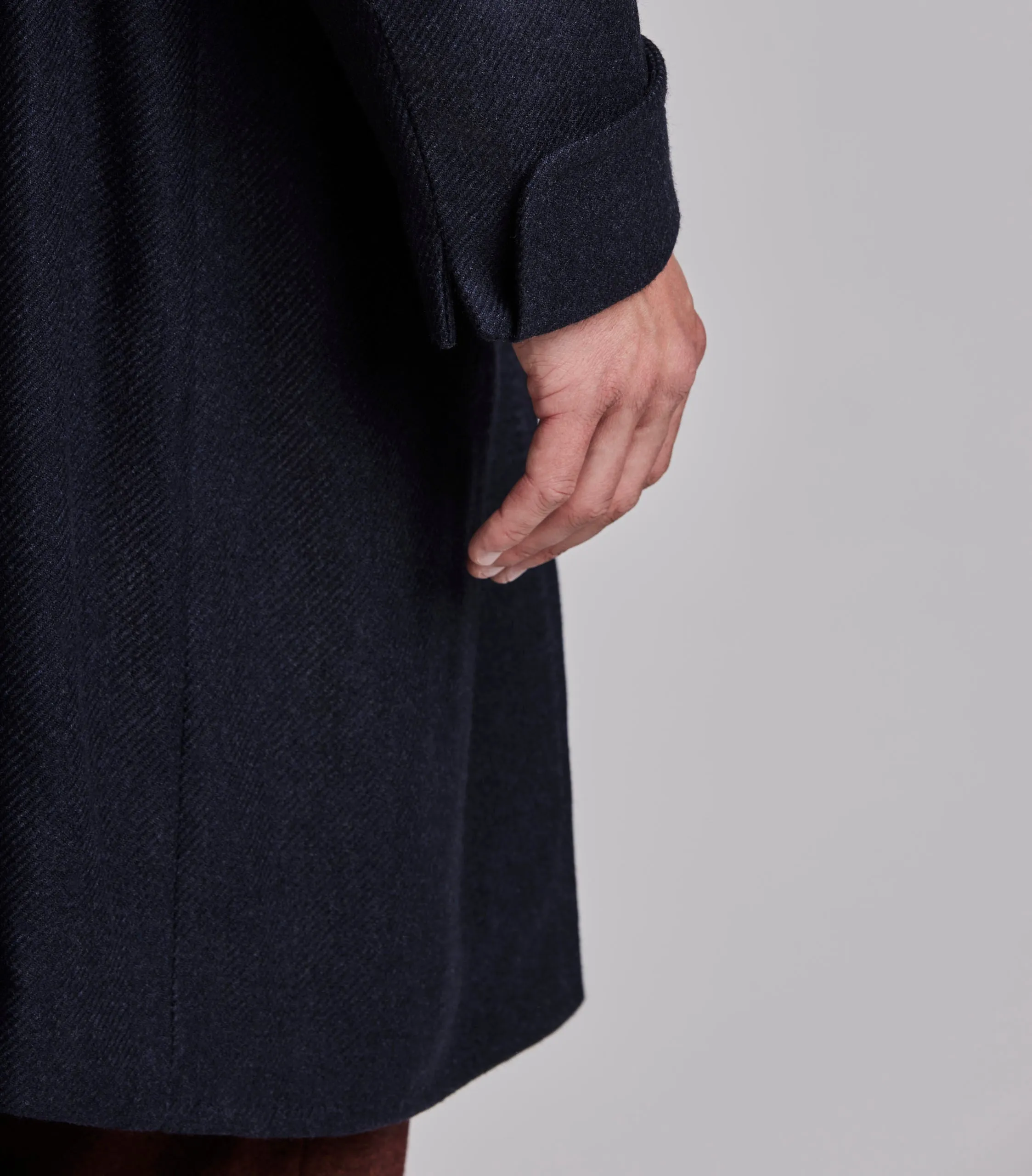 Navy Ulster Cashmere Overcoat