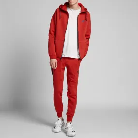 Nike Tech Fleece AW77 Zip HoodyLight University Red Heather