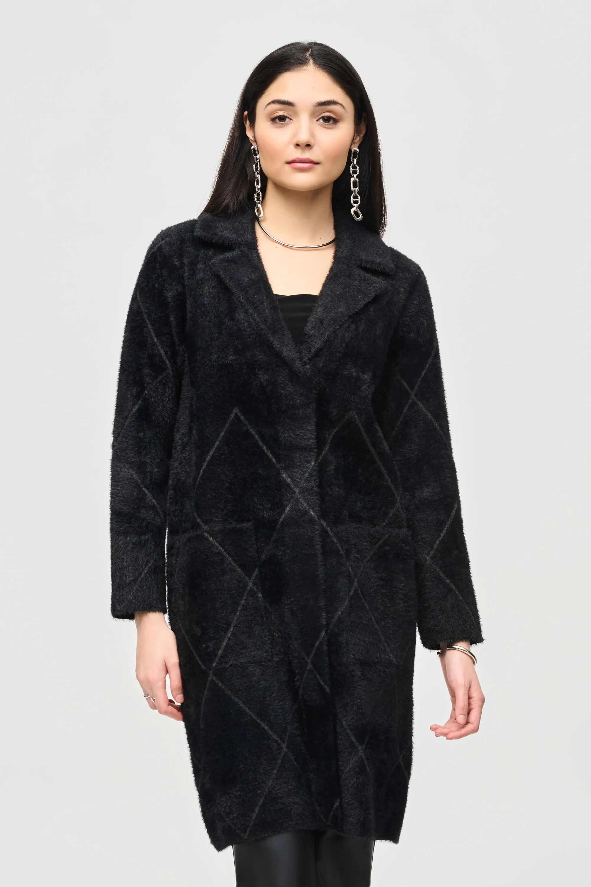 Notched Collar Coat