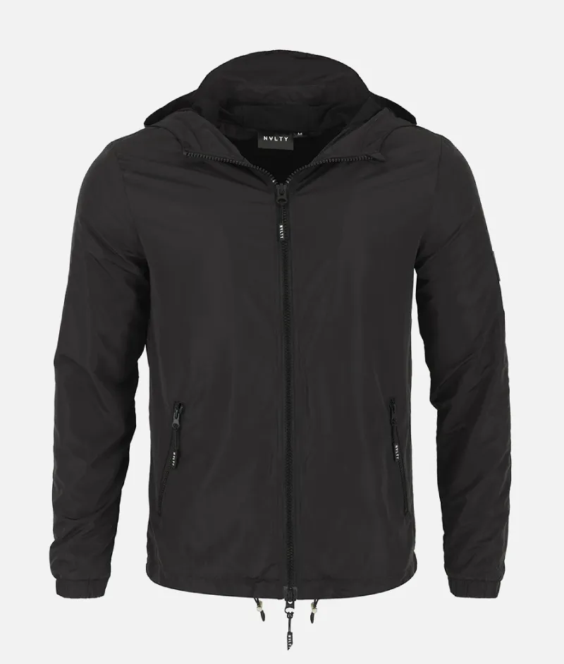 Nvlty Essential Windbreaker Black | Upto 30% Off