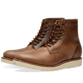 Oak Street Bootmakers Vibram Sole Trench BootNatural Chromexcel