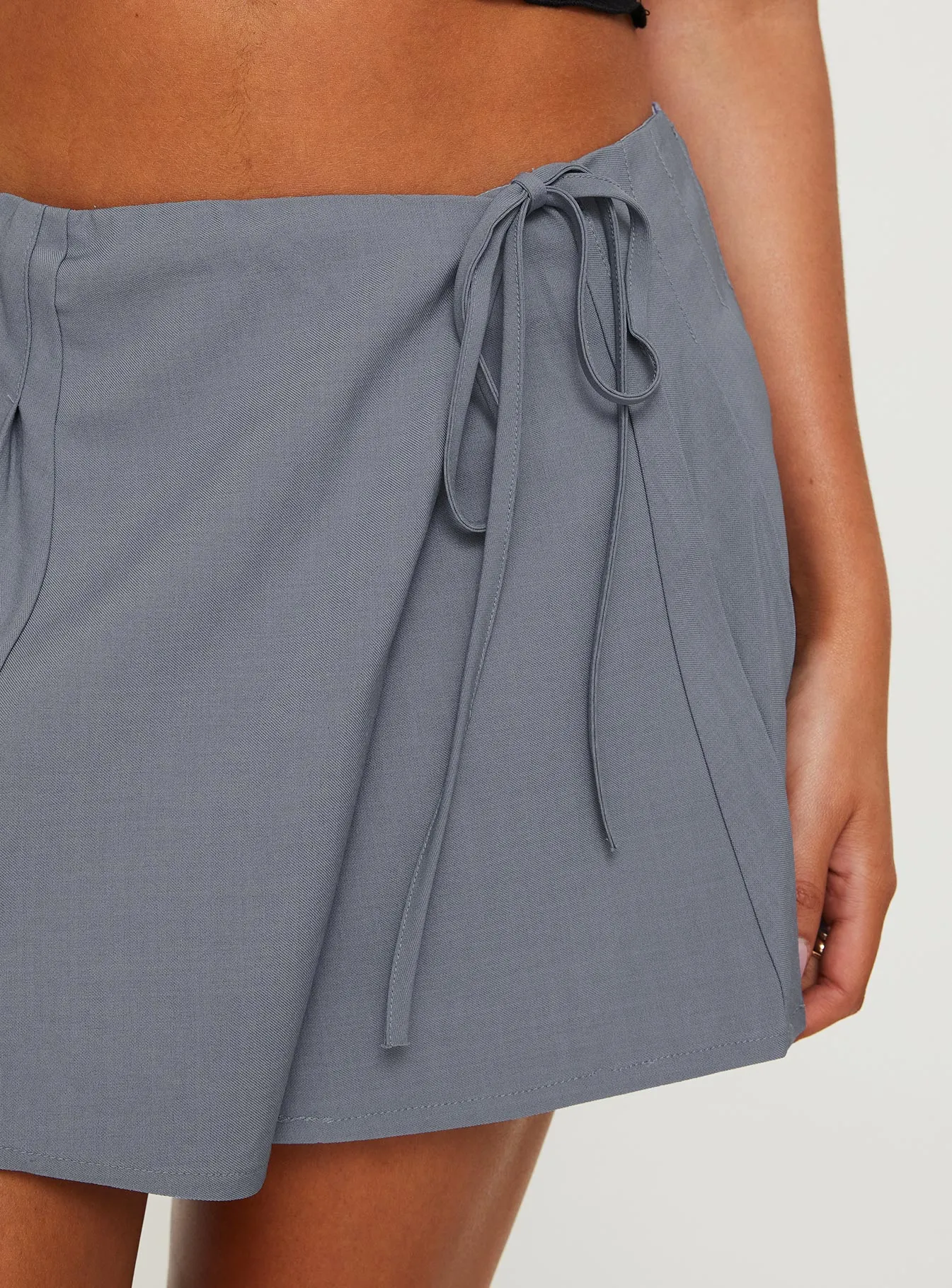 Olyvia Wrap Skirt Blue