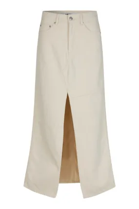 oval square Wonder Maxi Skirt Off white