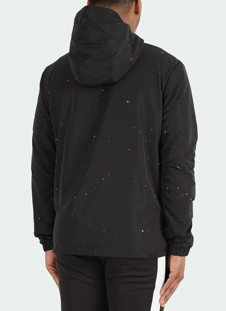 Paint Windbreaker - Black