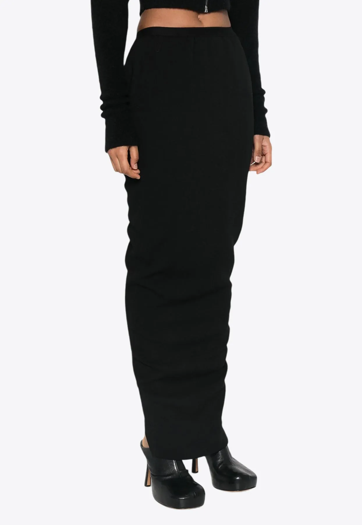 Pillar Wrap Maxi Skirt