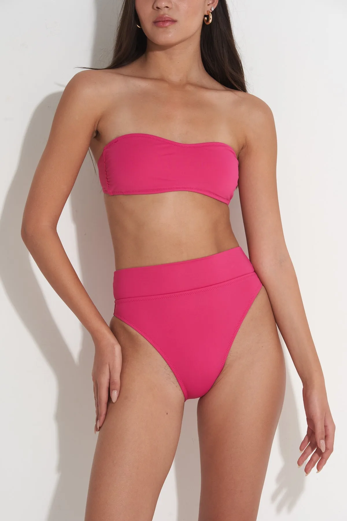 PILPEL HIGH WAIST  BOTTOM IN PINK