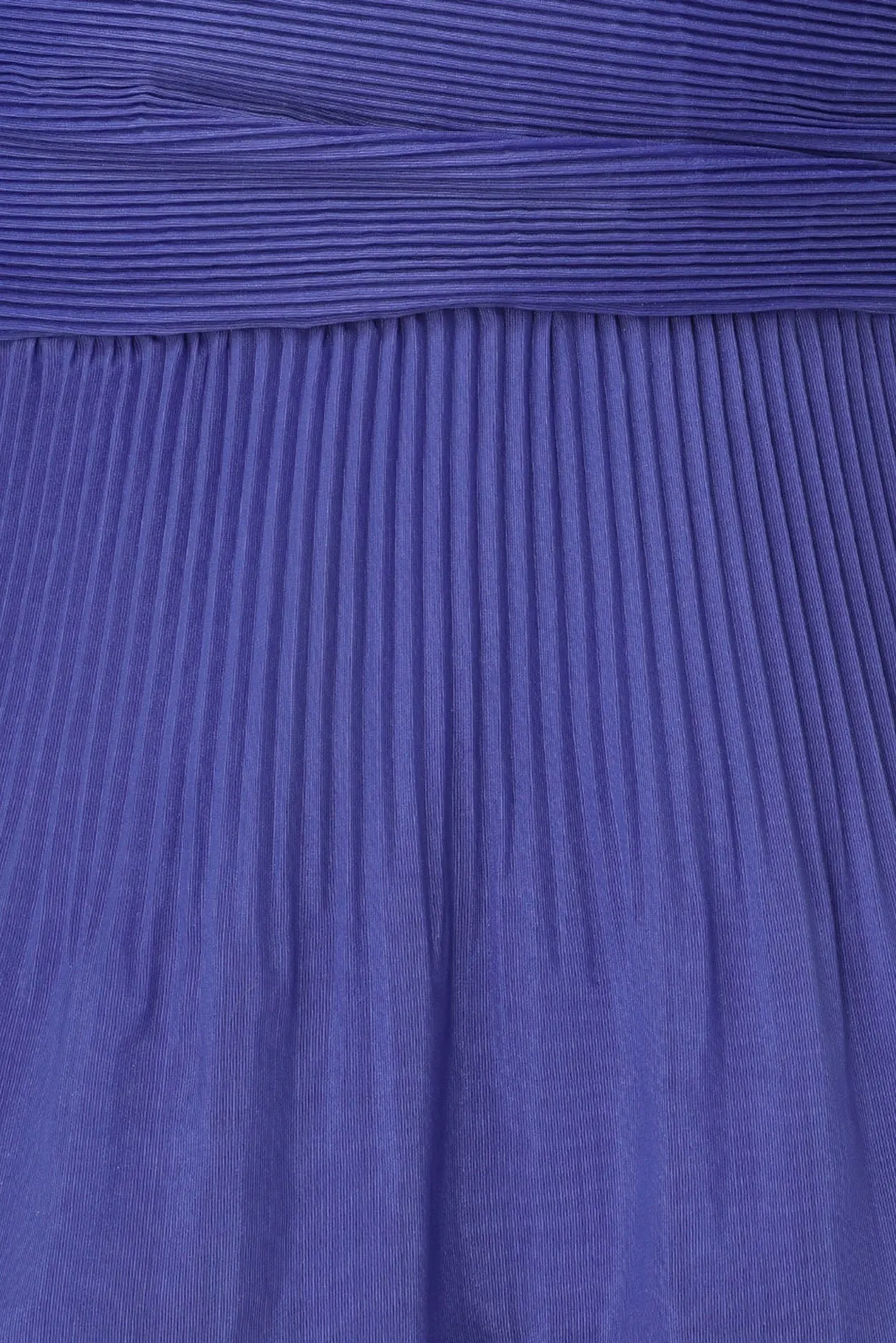 Pleated Mini Dress Lapis