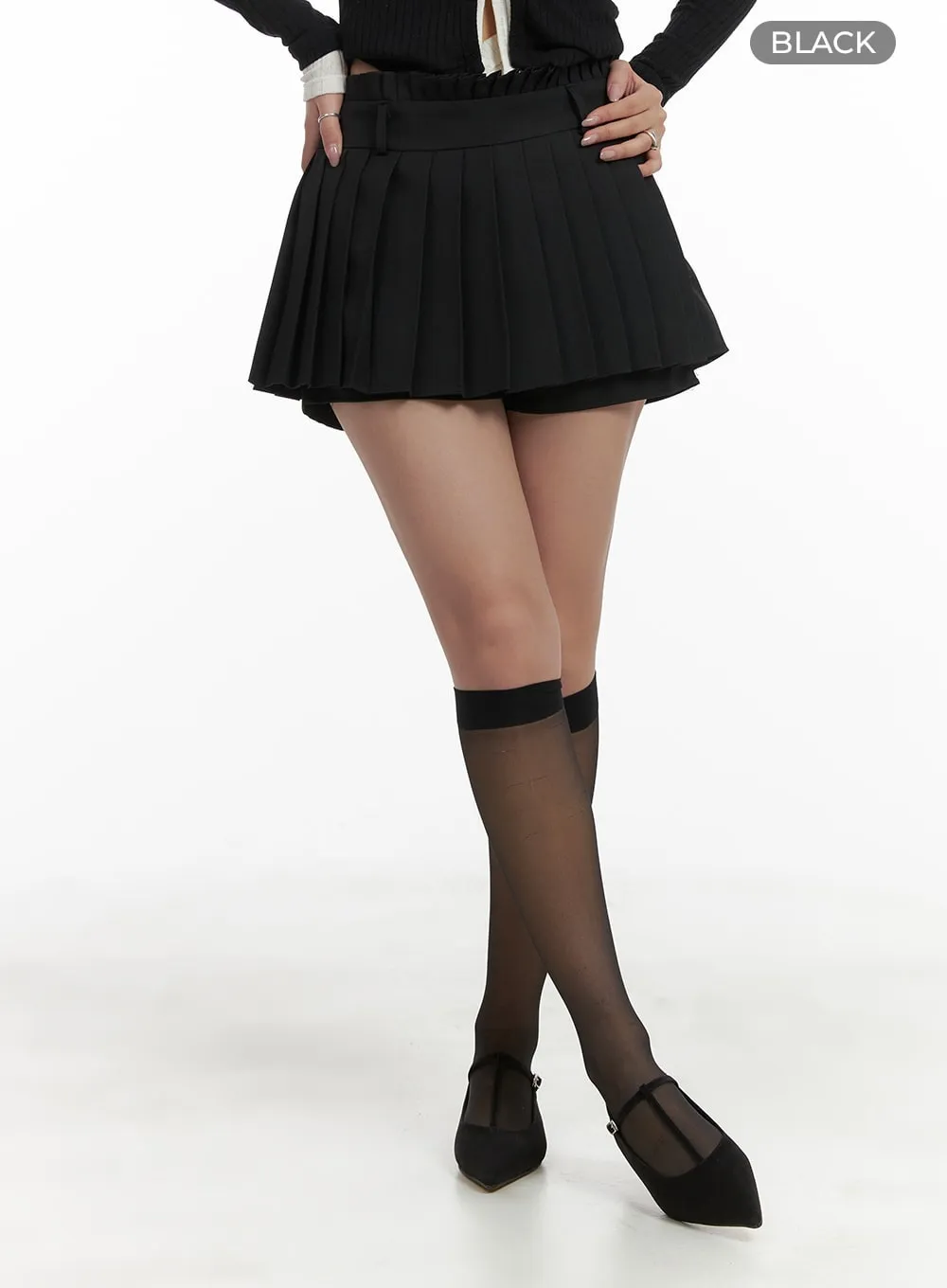 Pleated Mini Skort CA409