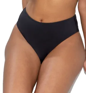 Pour Moi Space High Leg High Waist Swim Brief (36026) - Black