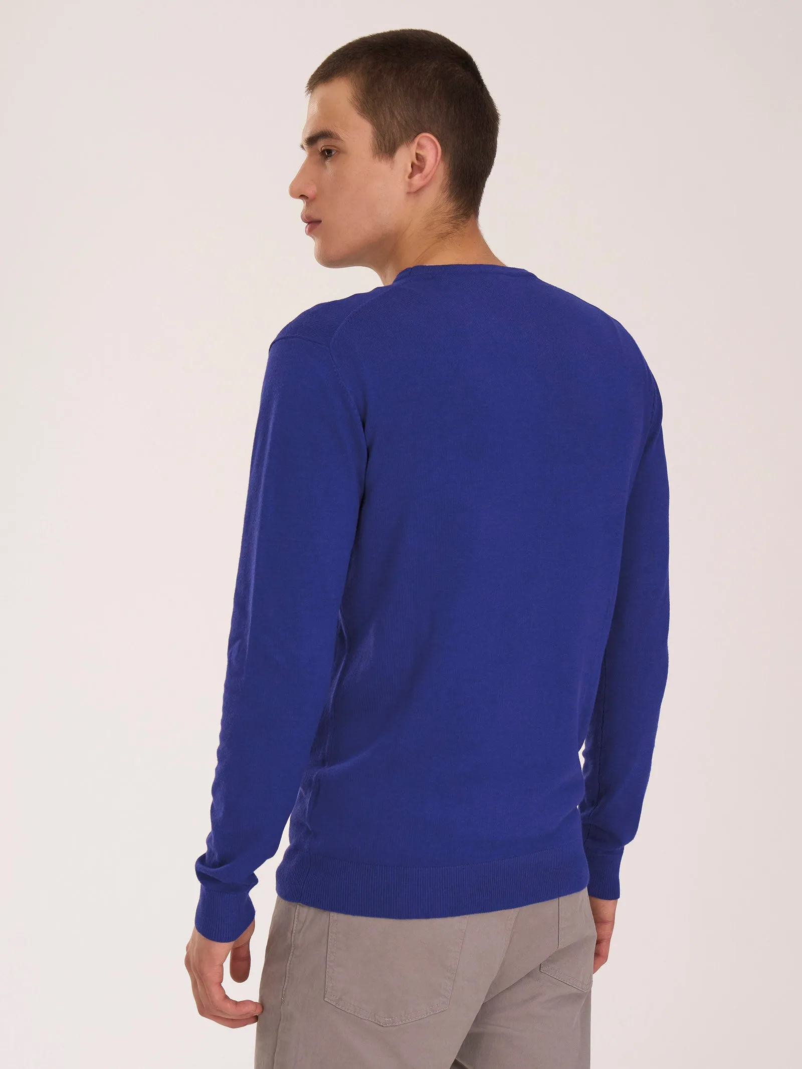 Pull girocollo in filato Winter Basic - Narcissus