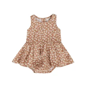 Quincy Mae skirted tank romper | summer bloom