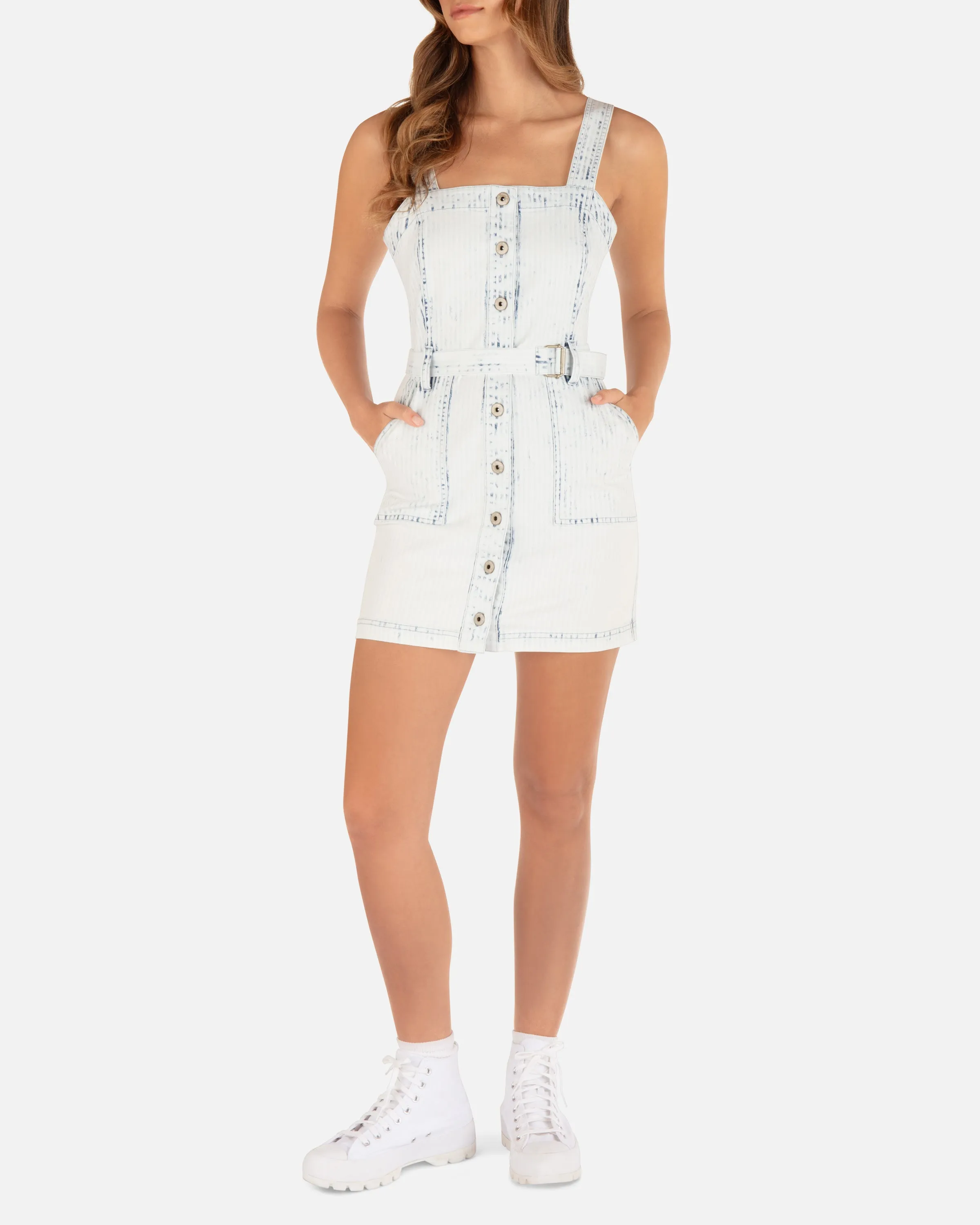 Railraod Denim Mini Dress