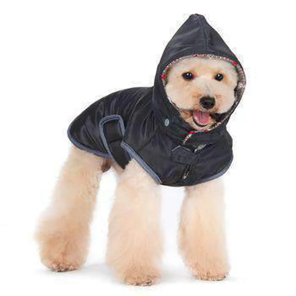 Reversible Dog Sweater Trench Coat