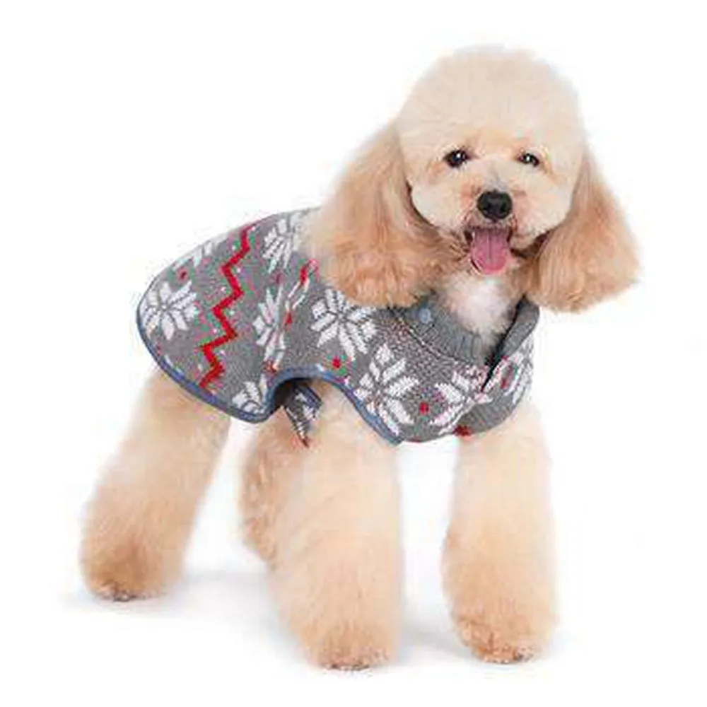 Reversible Dog Sweater Trench Coat