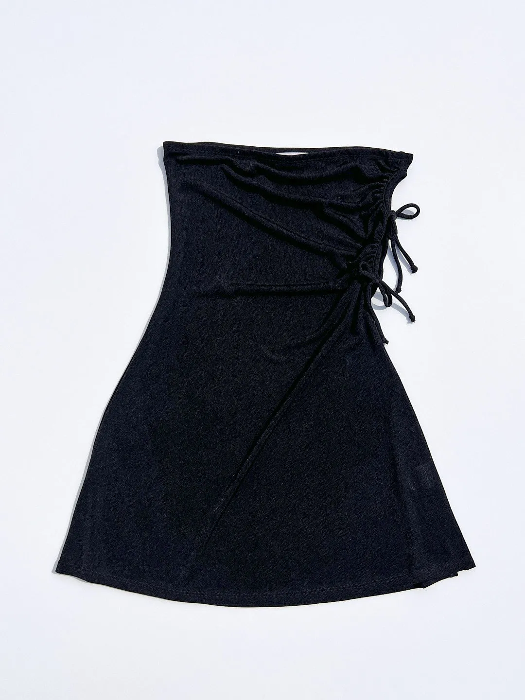 Ruby Convertible Skirt - Black Slinky