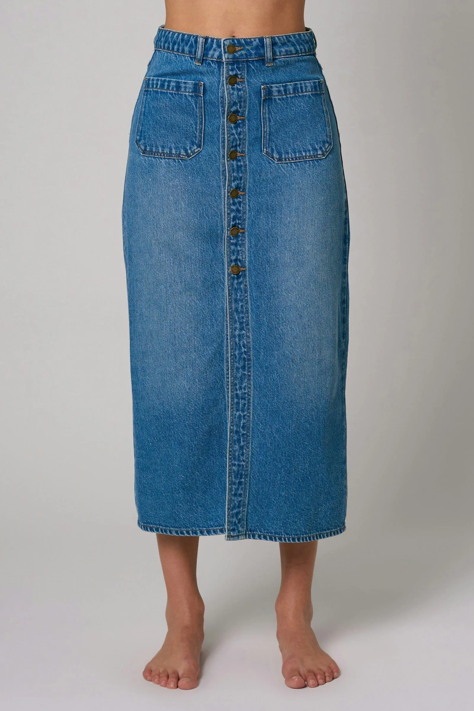 Sailor Denim Skirt