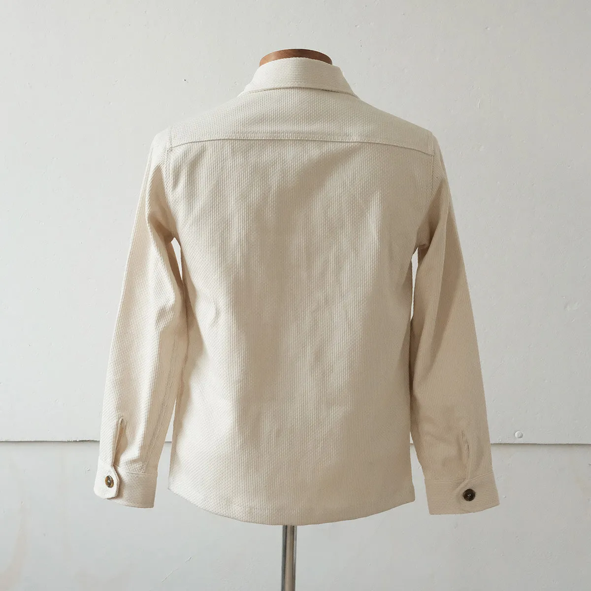 Sashiko Studio Coat - Natural