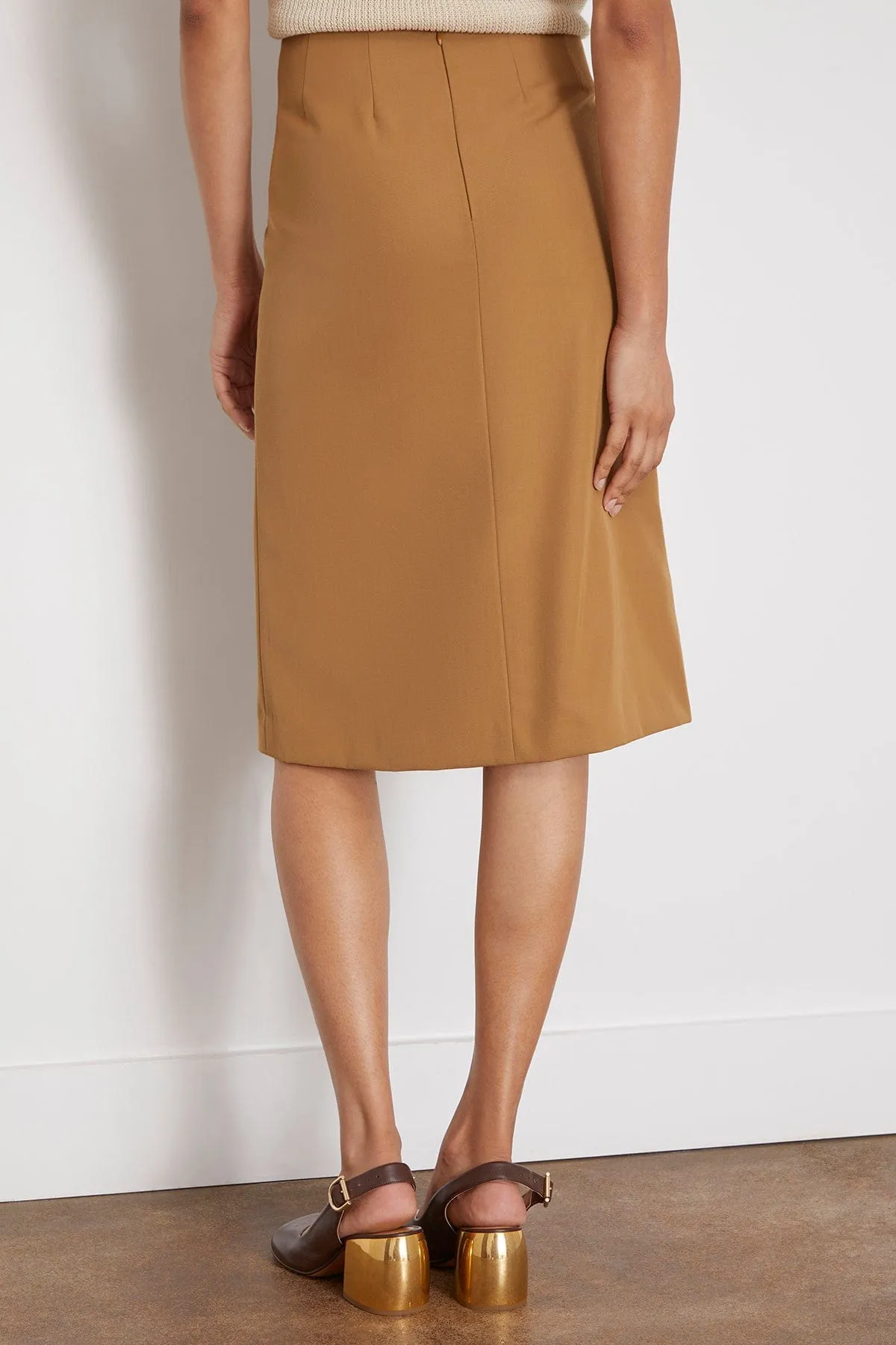 Shell Skirt in Camel