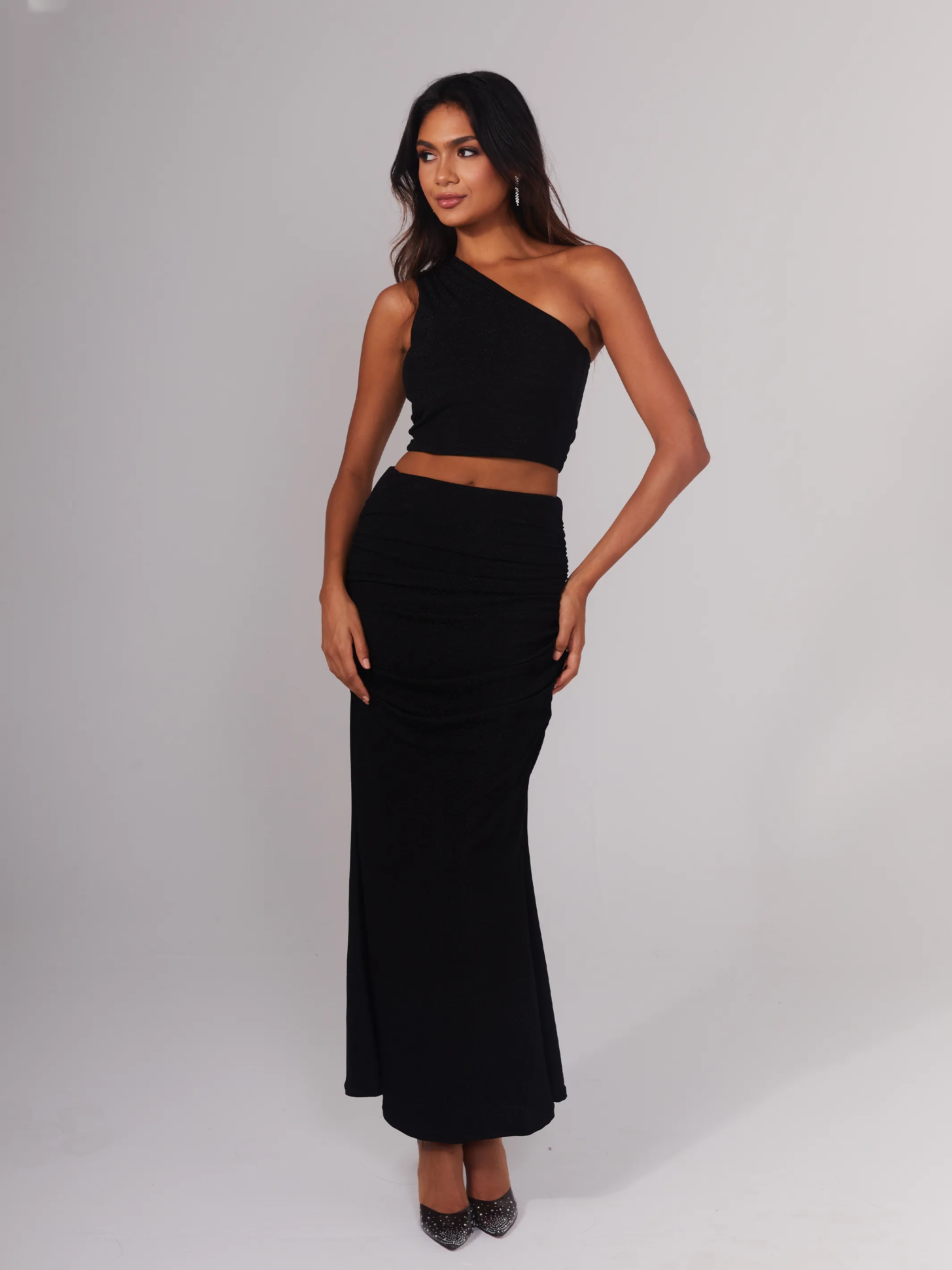 Shimmer Maxi Skirt