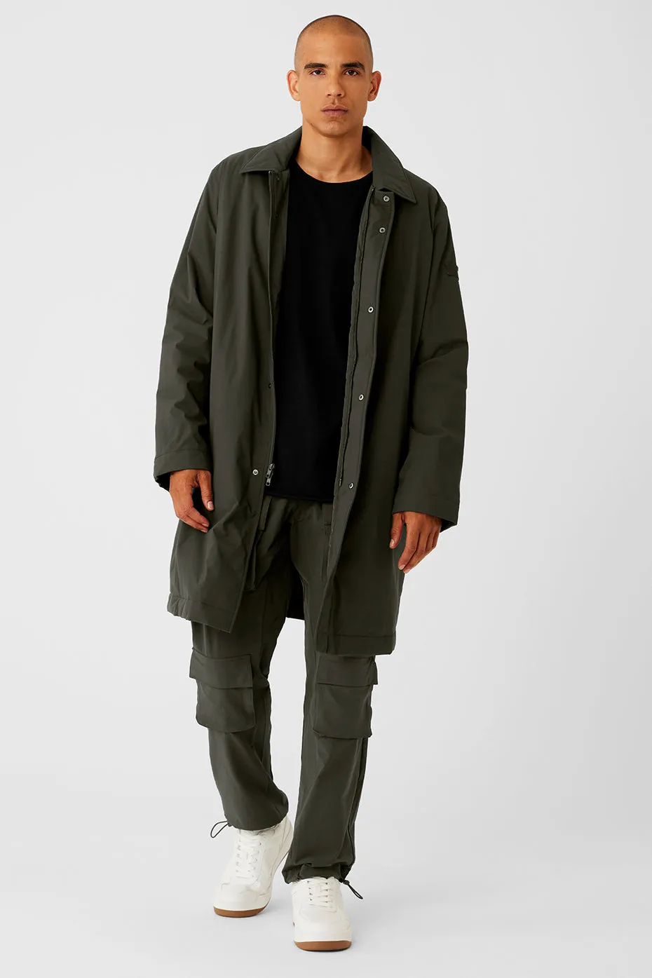 Signature Overcoat - Stealth Green