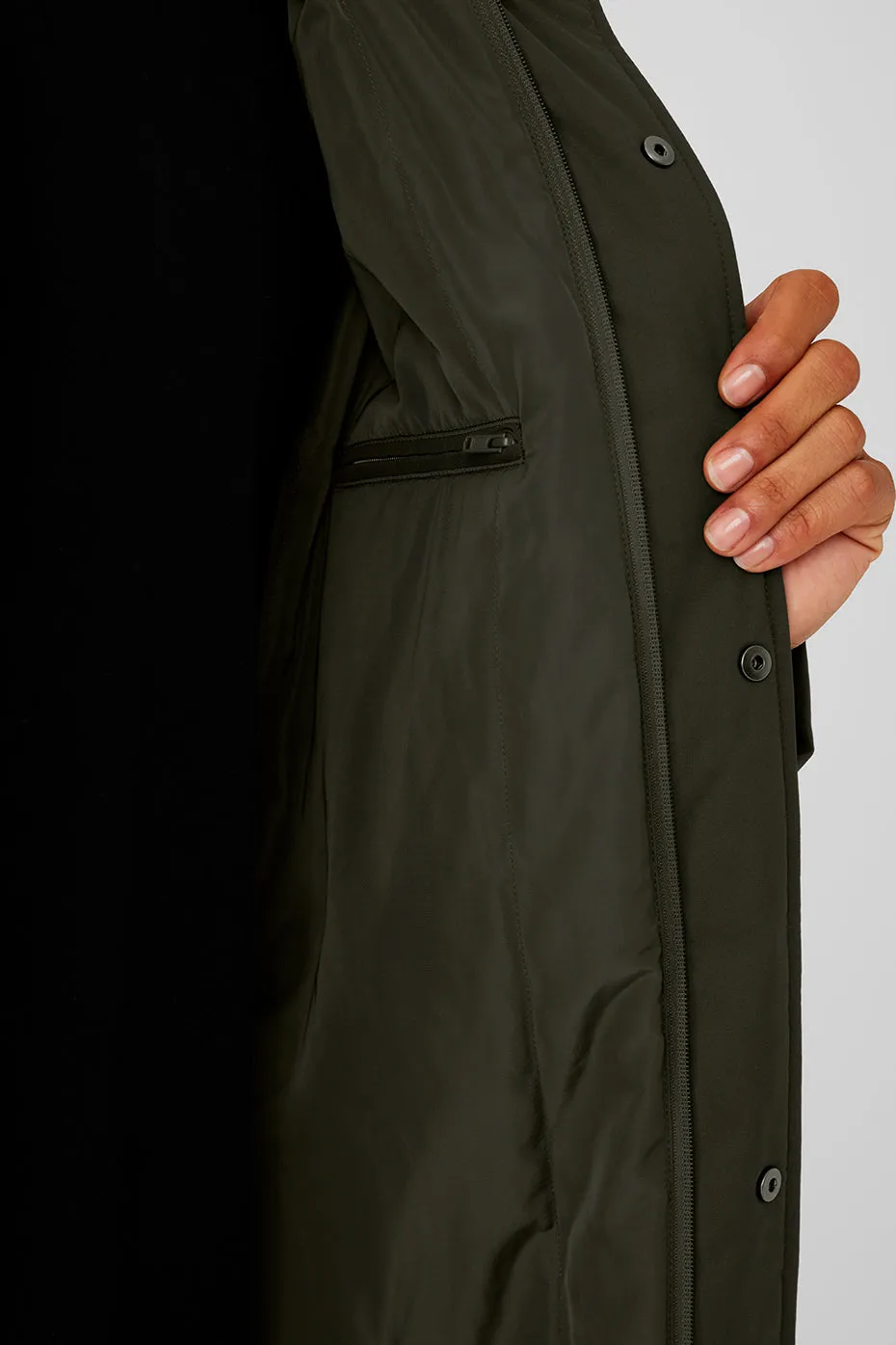 Signature Overcoat - Stealth Green