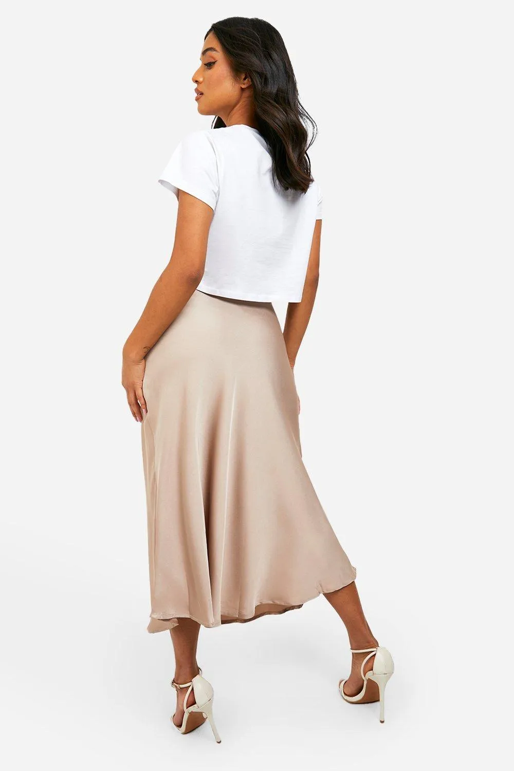 Skirts | Petite Satin Midaxi Skirt | boohoo