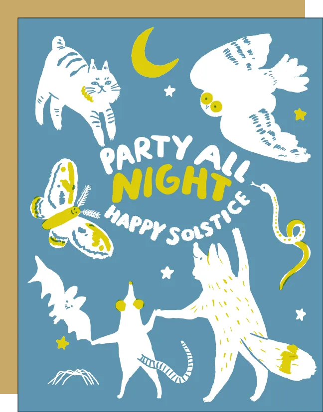 Solstice Party Card