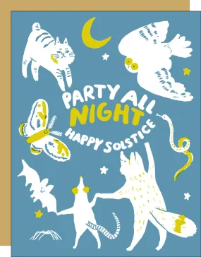 Solstice Party Card