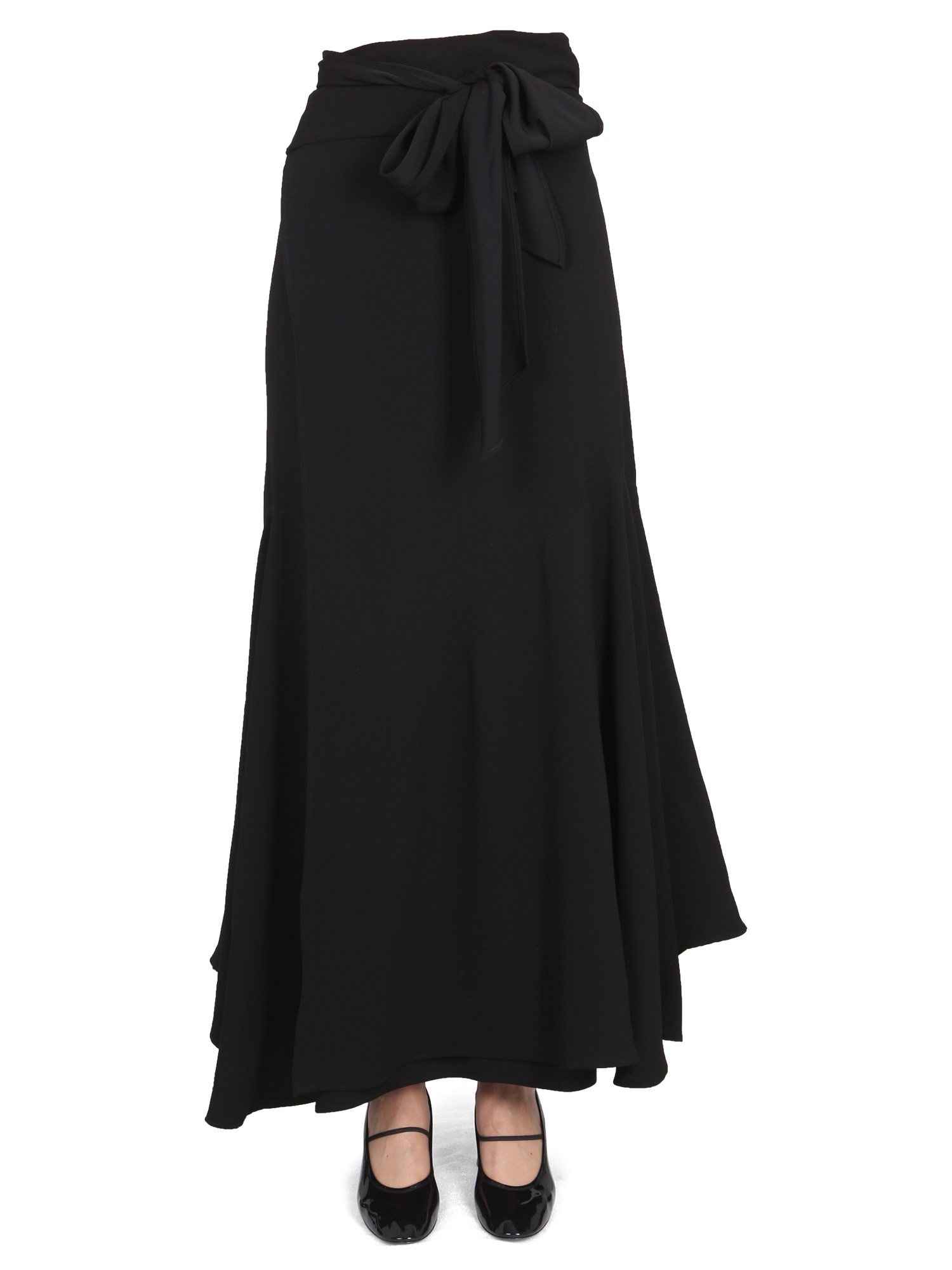 STEFANO MORTARI    HIGH WAIST SKIRT WITH BOW