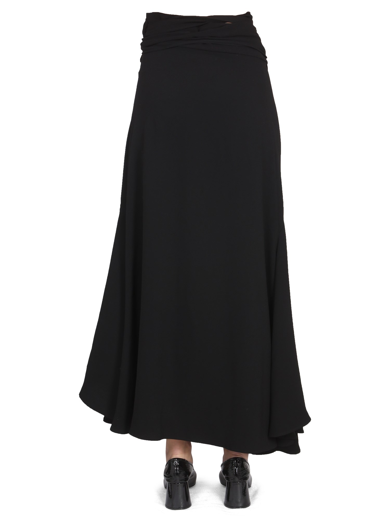 STEFANO MORTARI    HIGH WAIST SKIRT WITH BOW