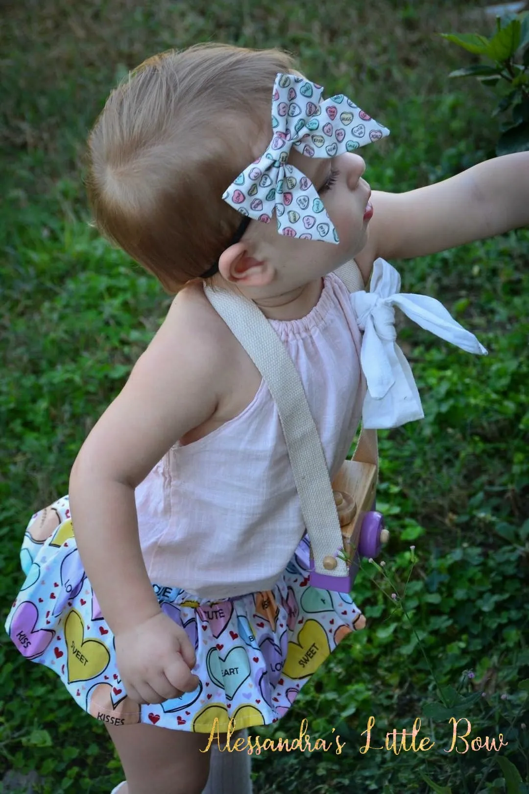 Sweet Candy Hearts Skirted Bloomers