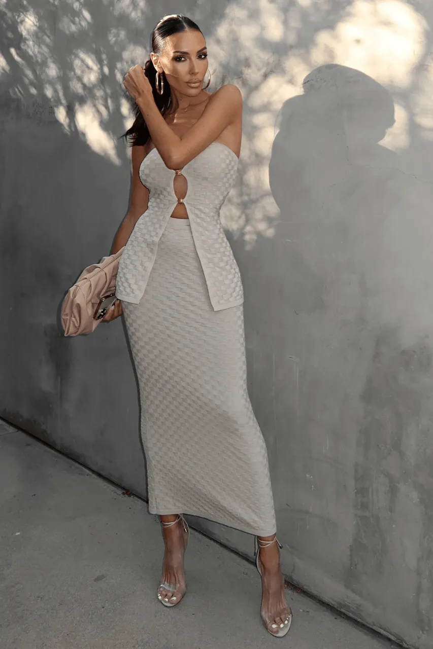 Tanya Maxi Skirt - Sand