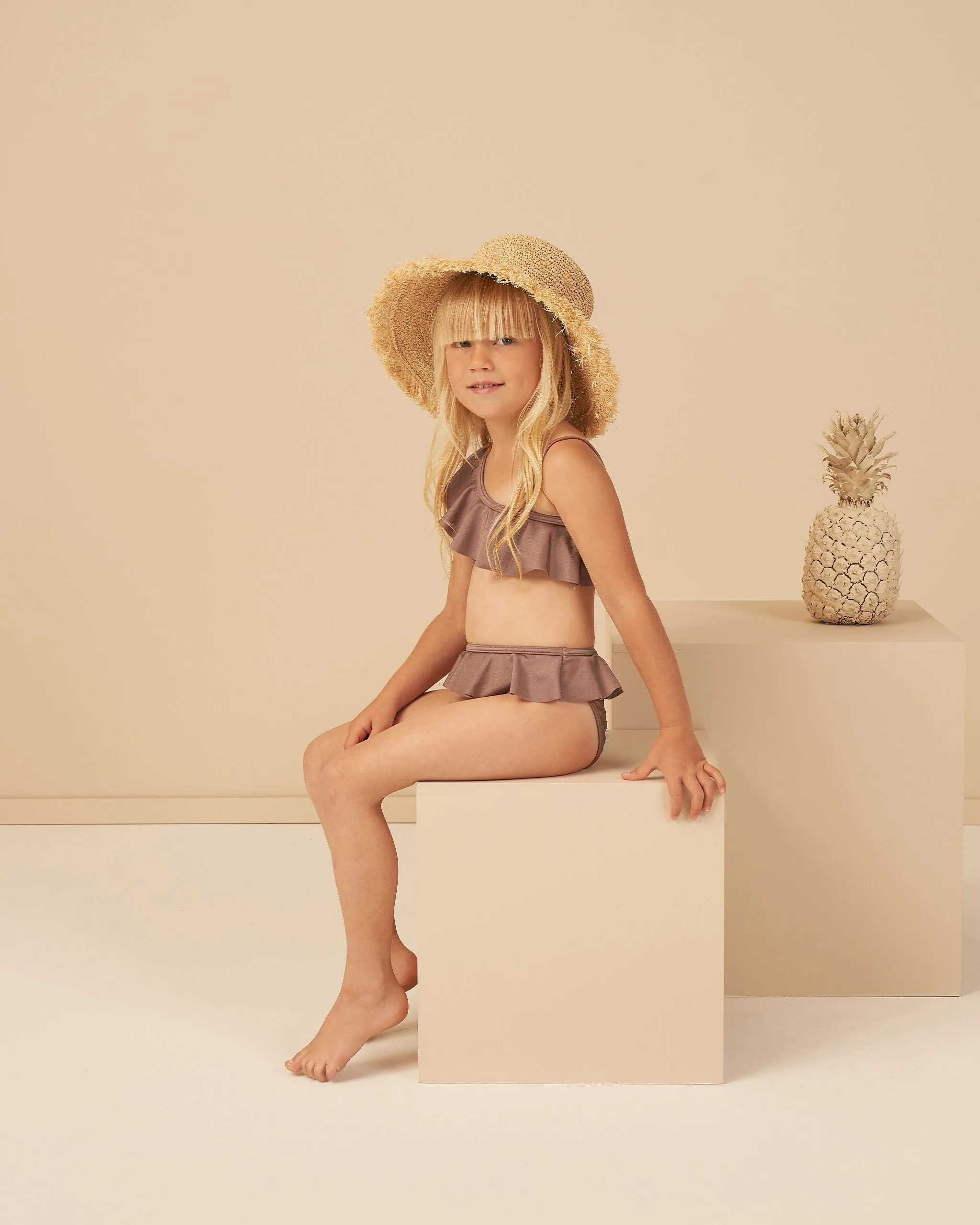 The Skirted Bikini by Rylee + Cru - Mulberry - KIDS