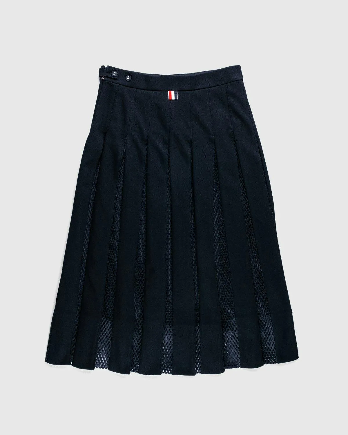 Thom Browne x Highsnobiety – Men's Pleated Mesh Skirt Black | Highsnobiety Shop