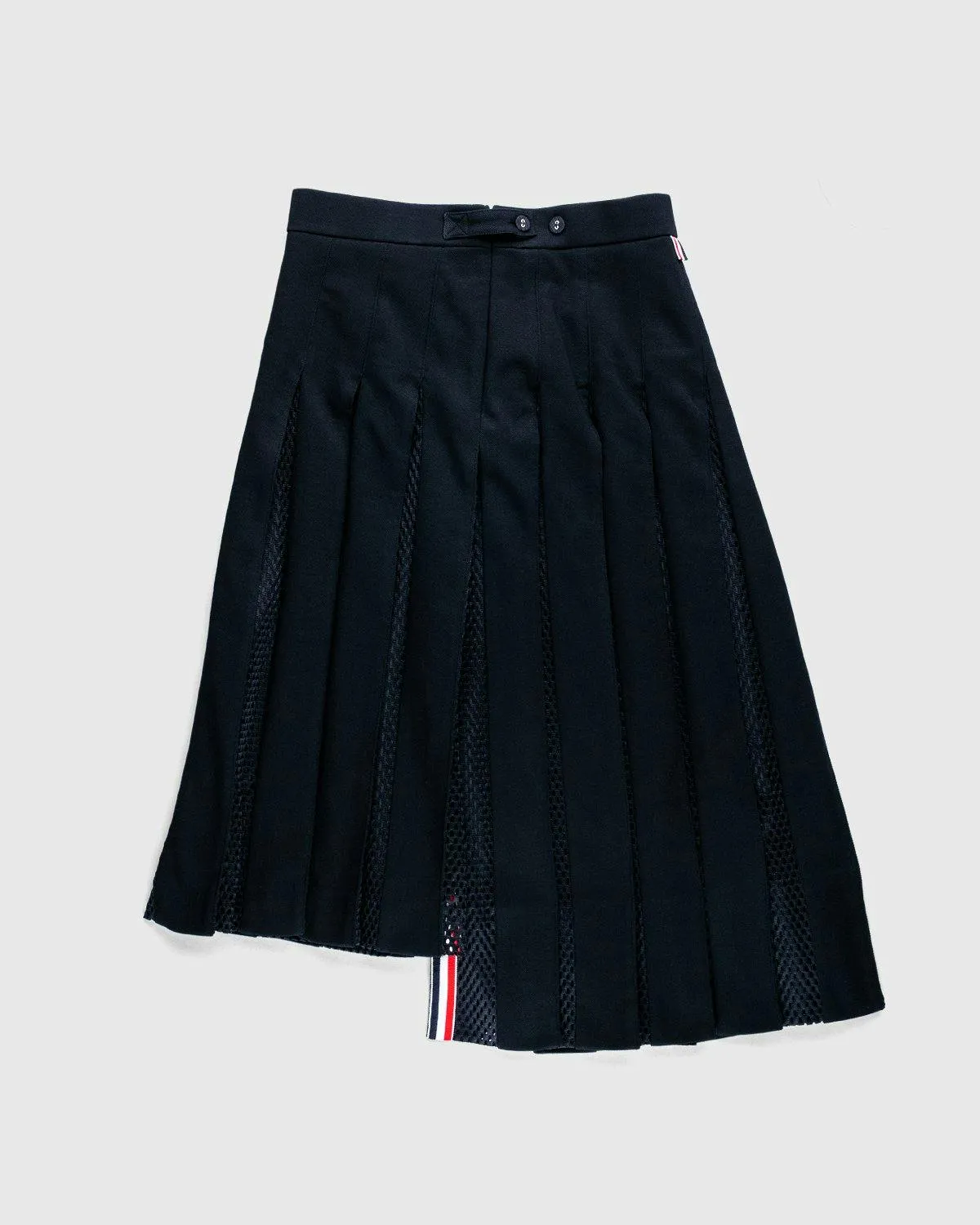 Thom Browne x Highsnobiety – Men's Pleated Mesh Skirt Black | Highsnobiety Shop