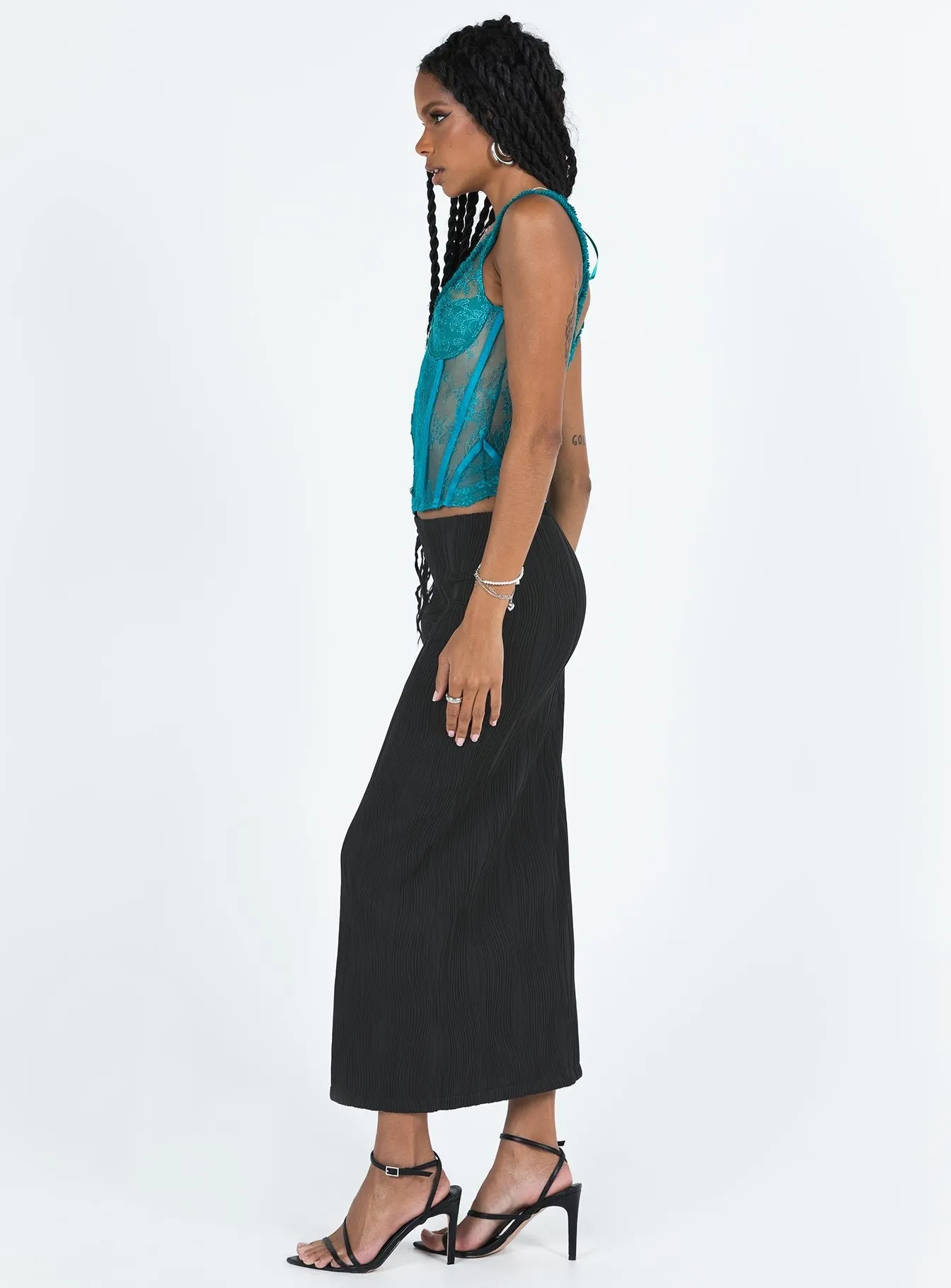 Timmy Maxi Skirt Black