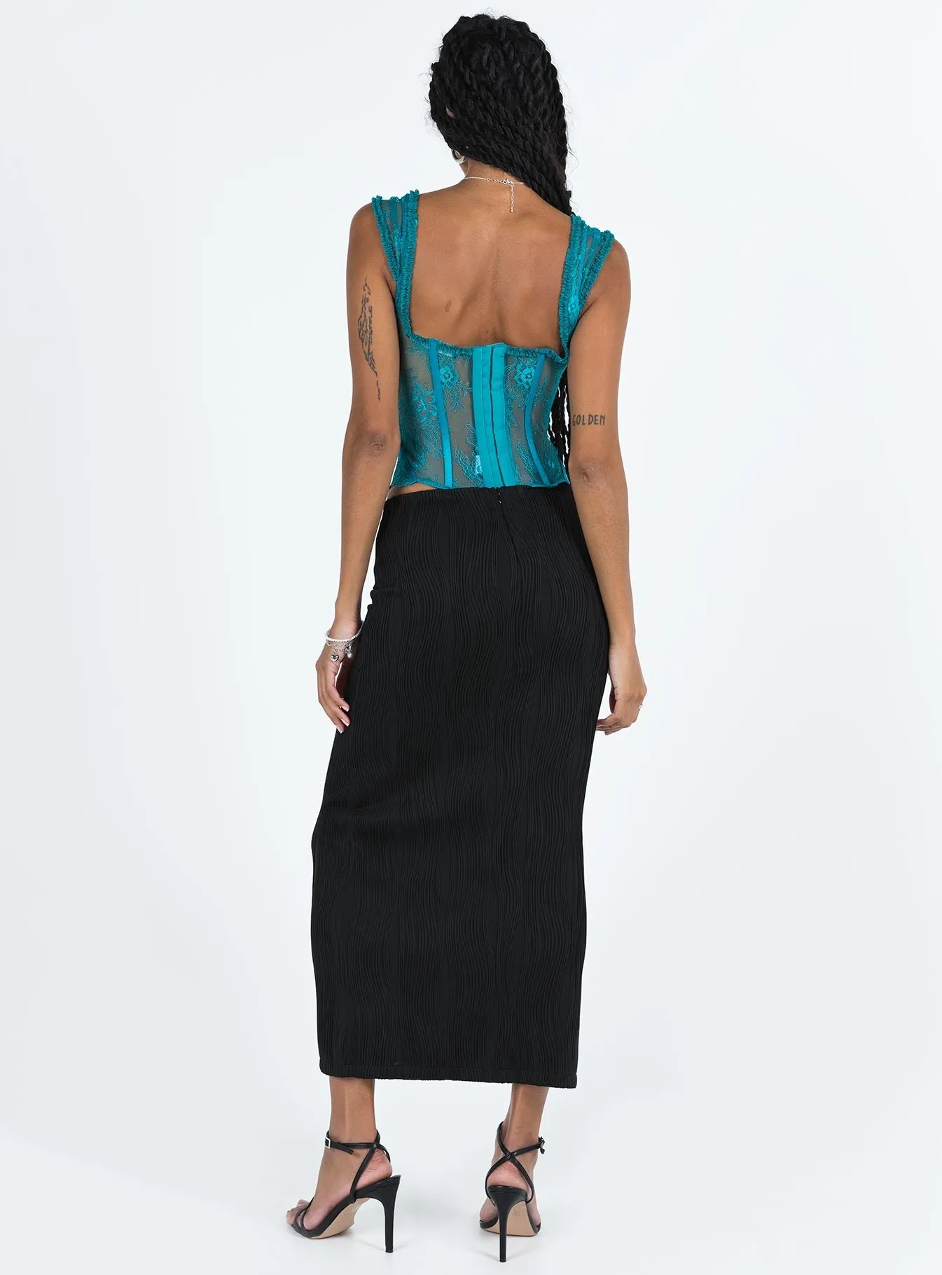 Timmy Maxi Skirt Black