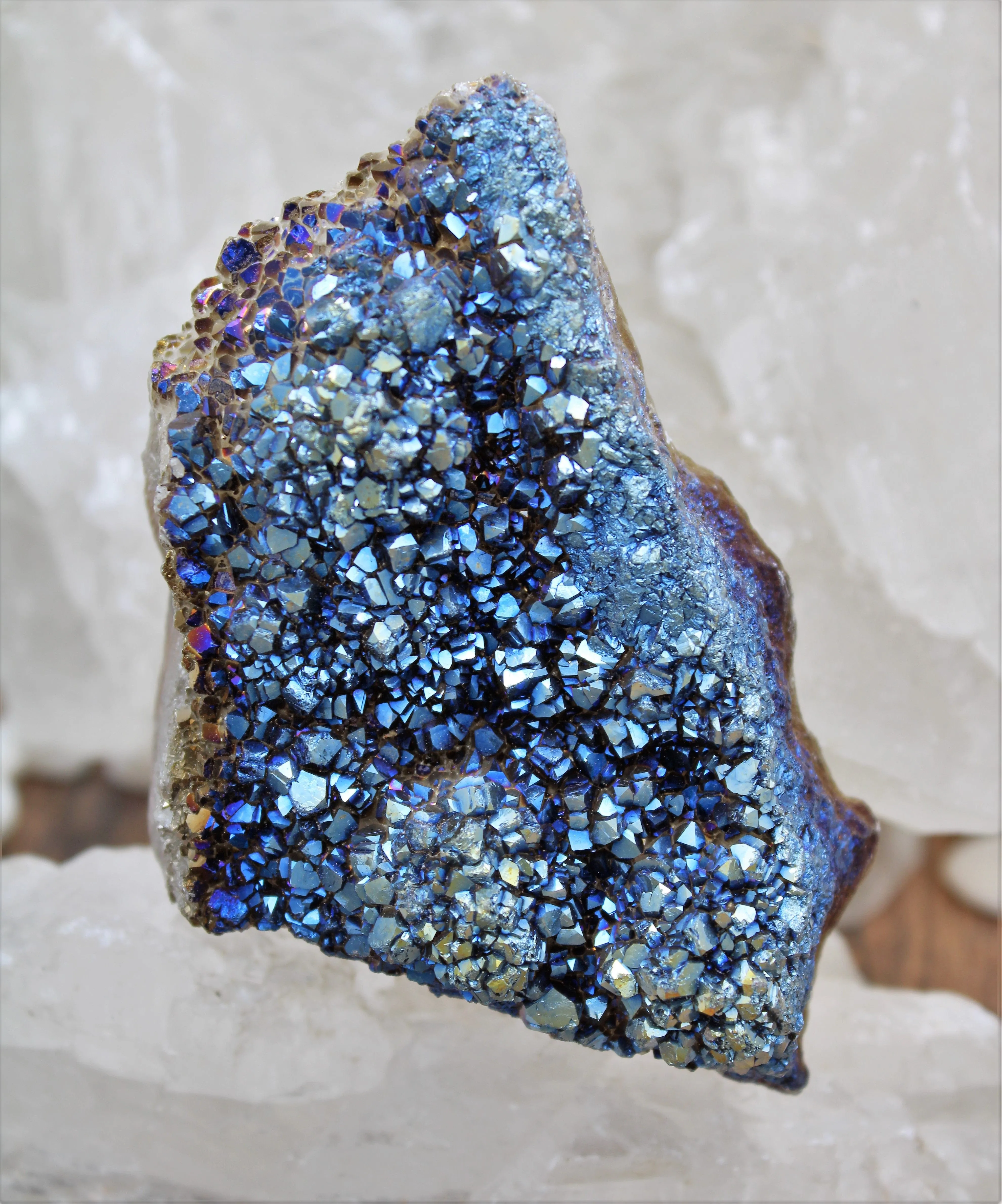 Titanium Aura Quartz Specimen