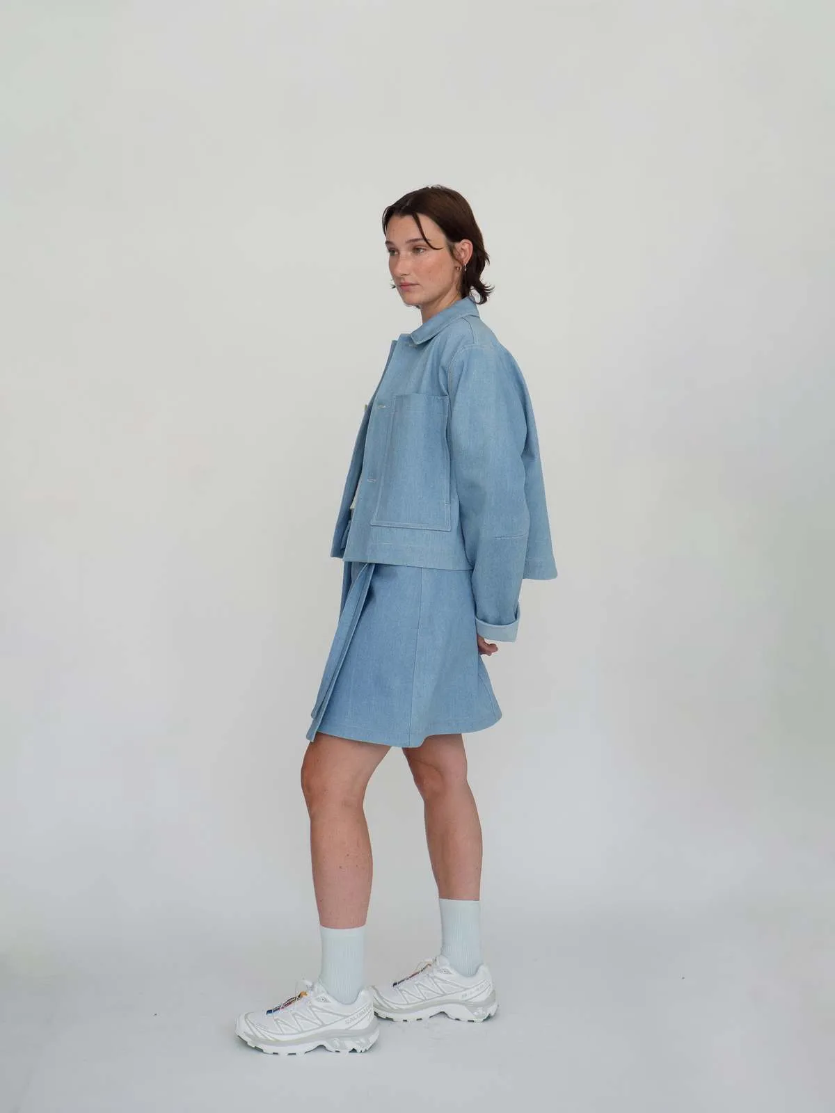 Toledo Denim Skirt - Blue