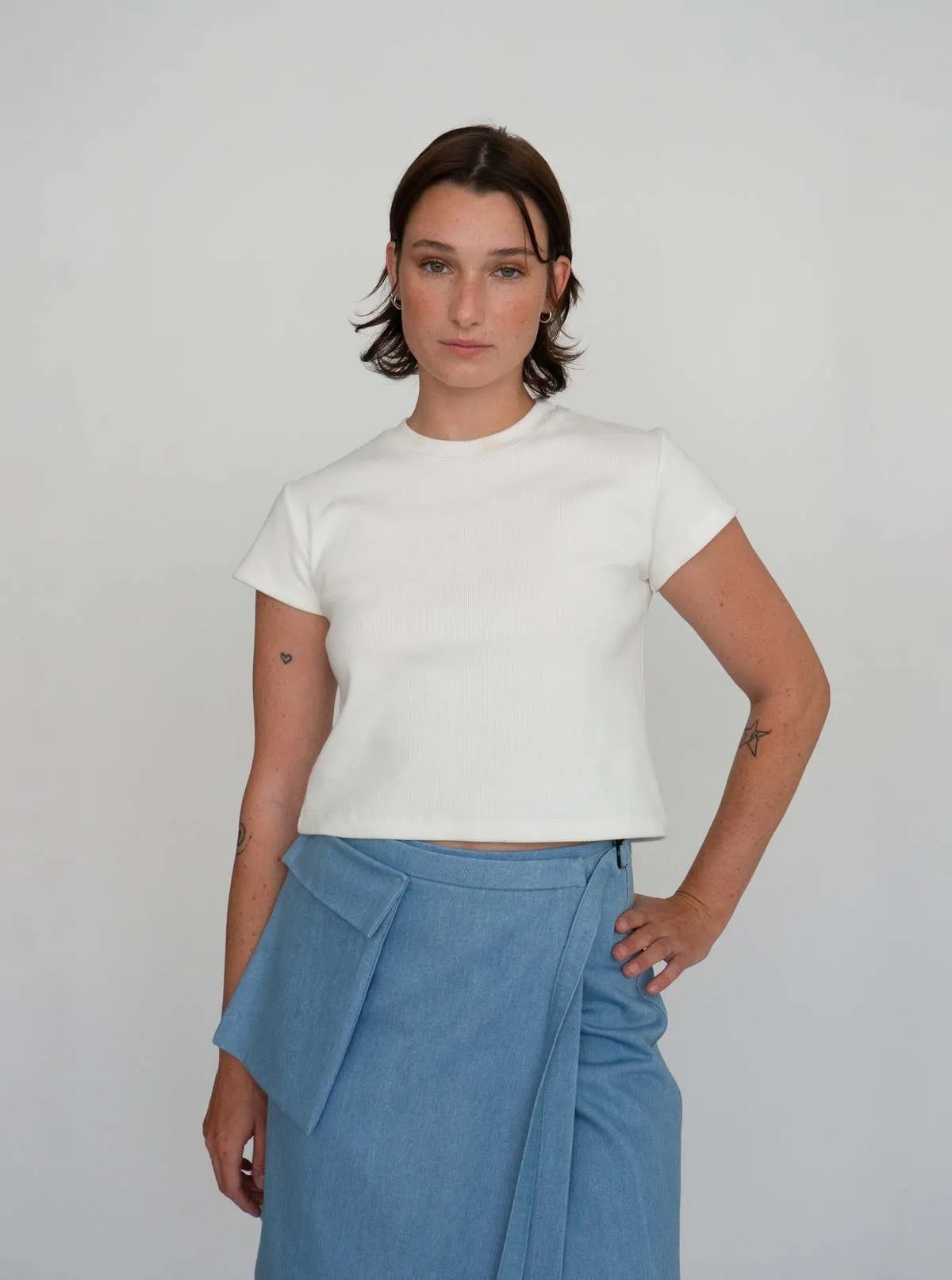 Toledo Denim Skirt - Blue