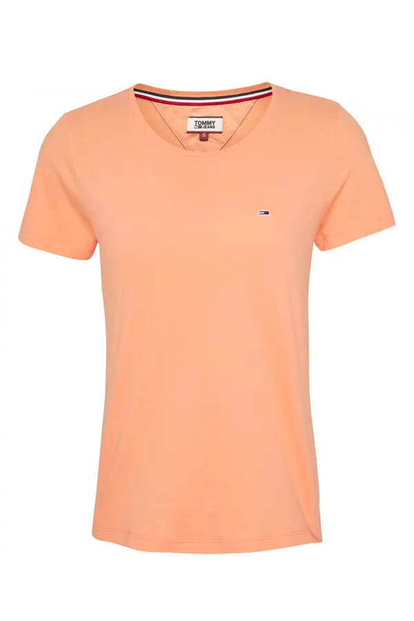 Tommy Hilfiger Women Regular Logo Tee Orange